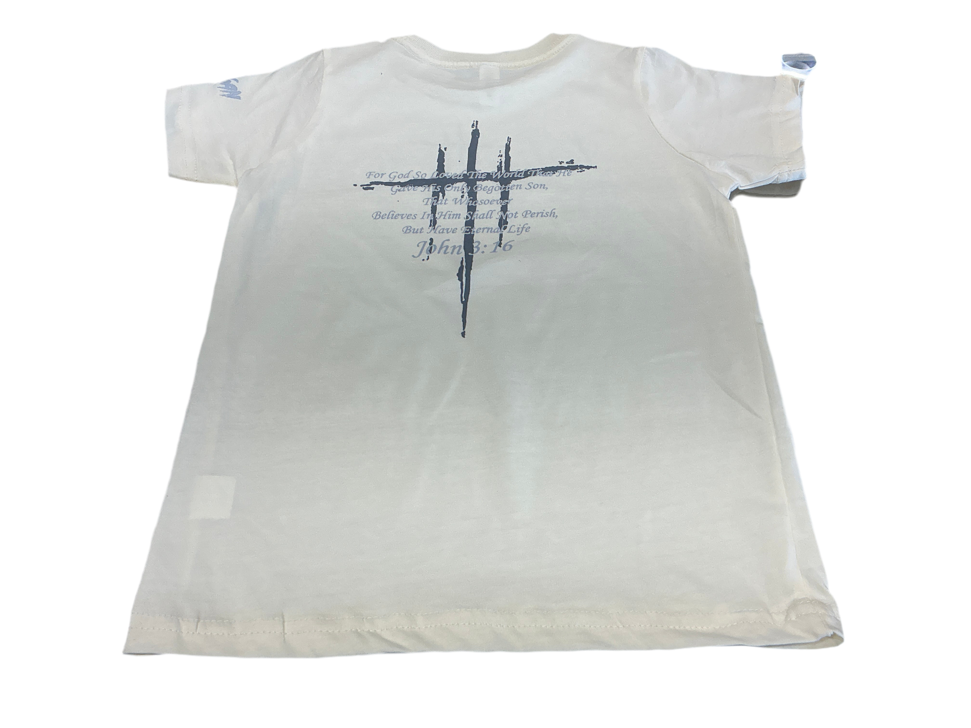 Hulk Hogan John 3:16 Youth Kids T Shirt Beige