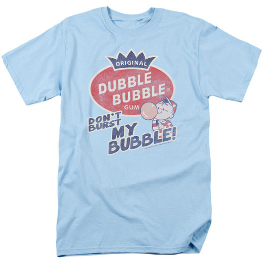 Dubble Bubble Burst Bubble Mens T Shirt Light Blue