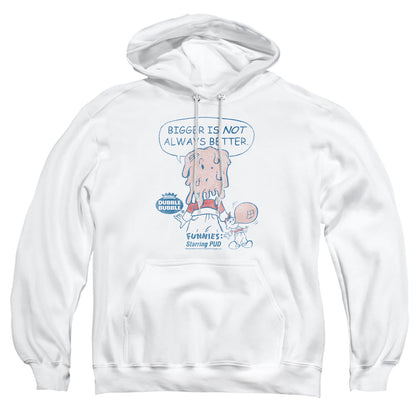 Dubble Bubble Bigger Mens Hoodie White