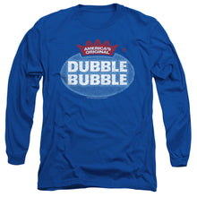 Load image into Gallery viewer, Dubble Bubble Vintage Logo Mens Long Sleeve Shirt Royal Blue
