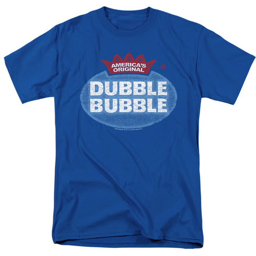Dubble Bubble Vintage Logo Mens T Shirt Royal