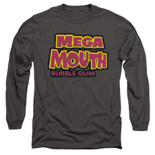 Load image into Gallery viewer, Dubble Bubble Mega Mouth Mens Long Sleeve Shirt Charcoal Officially Licensed

