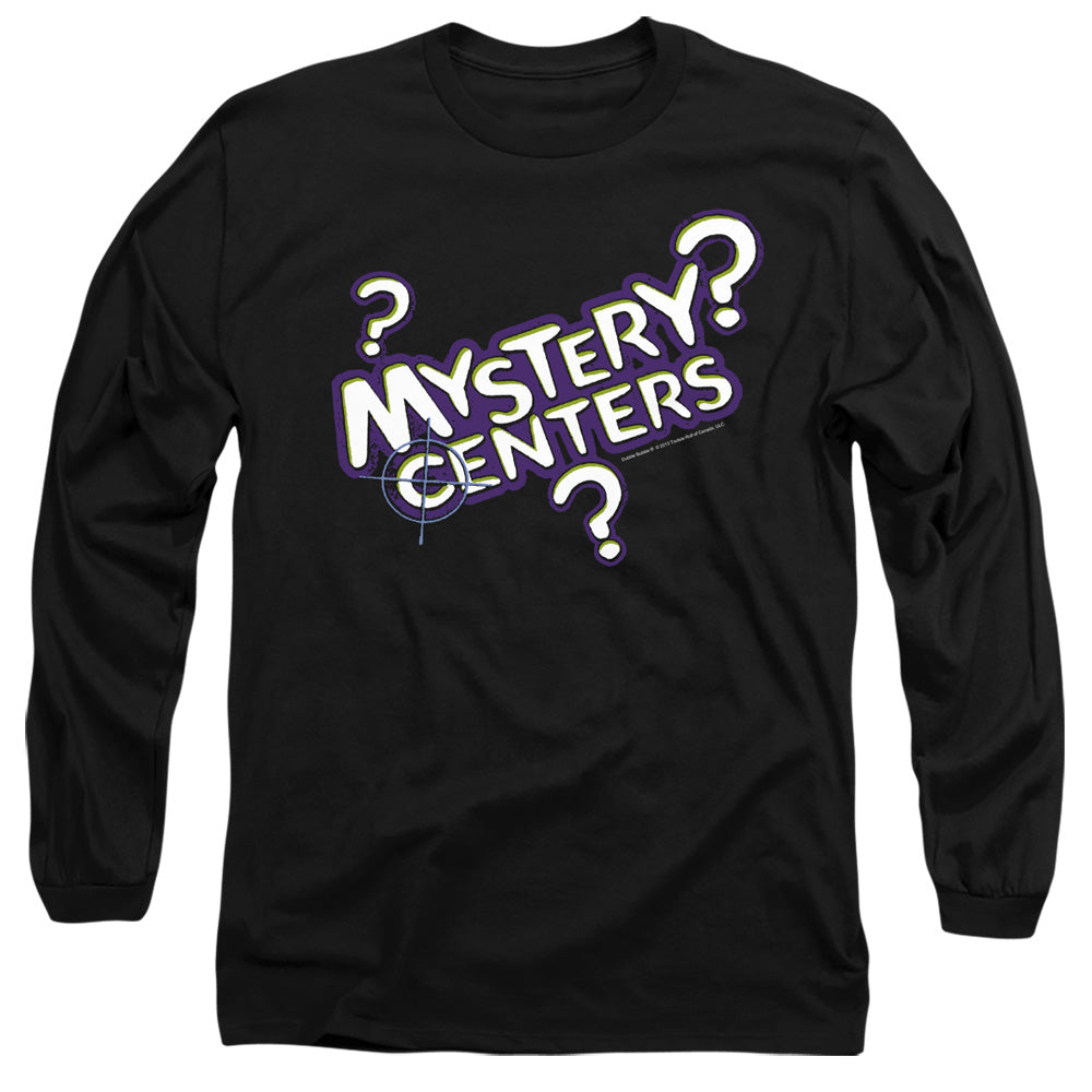 Dubble Bubble Mystery Centers Mens Long Sleeve Shirt Black Officially Licensed