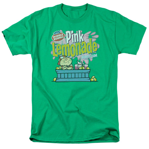 Dubble Bubble Pink Lemonade Mens T Shirt Kelly Green