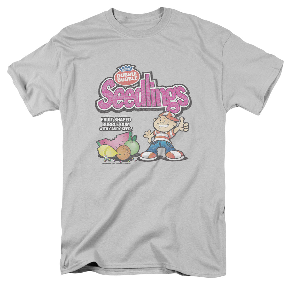 Dubble Bubble Seedlings Mens T Shirt Silver