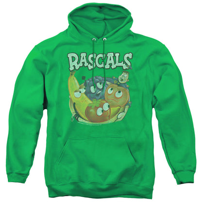 Dubble Bubble Rascals Mens Hoodie Kelly Green
