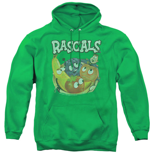 Dubble Bubble Rascals Mens Hoodie Kelly Green