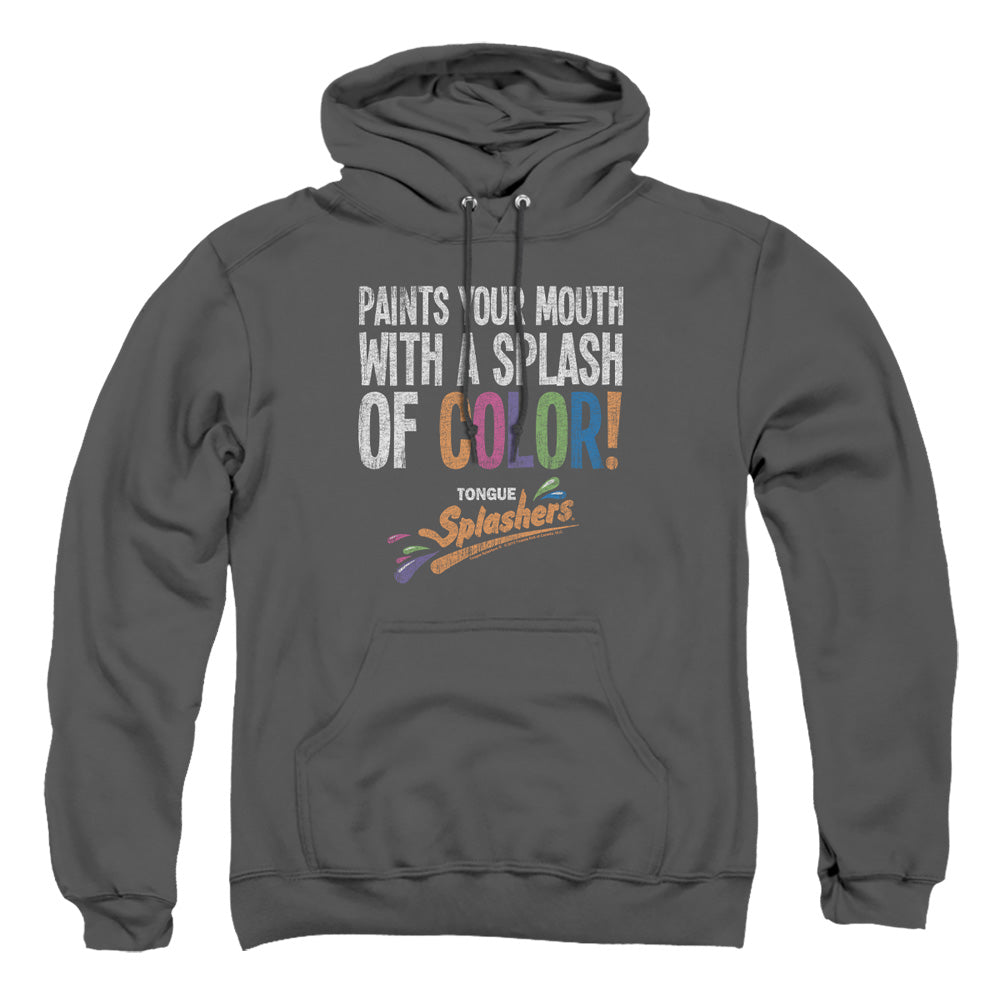 Dubble Bubble Paints Your Mouth Mens Hoodie Charcoal