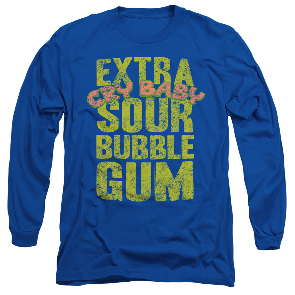 Dubble Bubble Extra Sour Mens Long Sleeve Shirt Royal Officially Licensed
