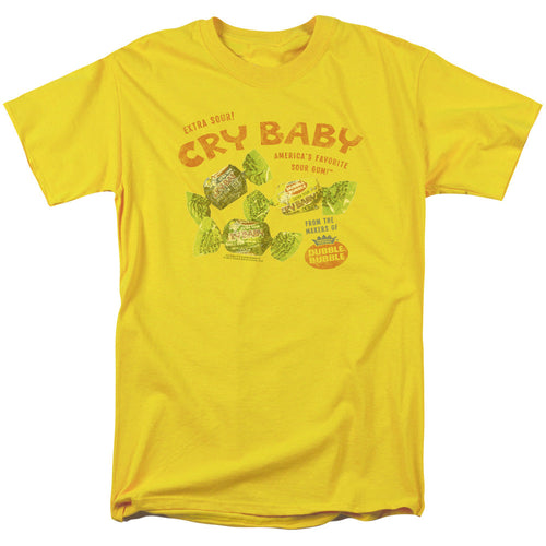 Cry Babies Vintage Ad Mens T Shirt Yellow