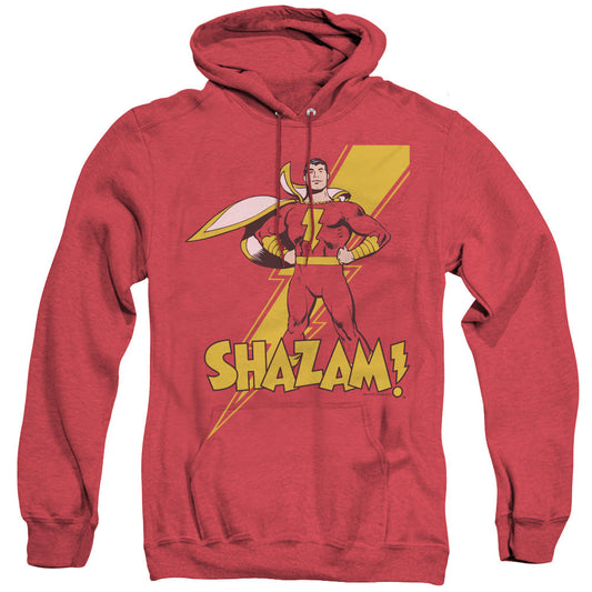 DC Comics Shazam! Heather Mens Hoodie Red