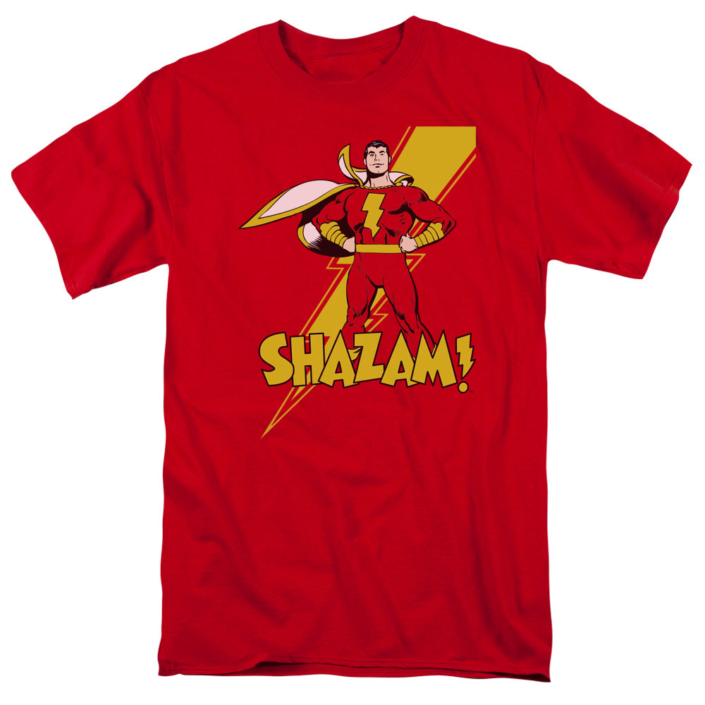 Dc Shazam Shazam Mens T Shirt Red