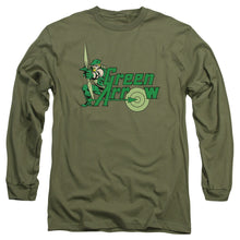 Load image into Gallery viewer, Dc Green Arrow Green Arrow Mens Long Sleeve Shirt Military Green Officially Licensed
