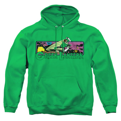 Dc Green Lantern Cosmos Mens Hoodie Kelly Green