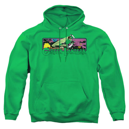 Dc Green Lantern Cosmos Mens Hoodie Kelly Green