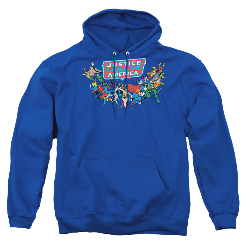 Dc Here They Come Mens Hoodie Royal Blue
