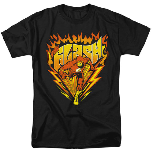 Dc Flash Blazing Speed Mens T Shirt Black