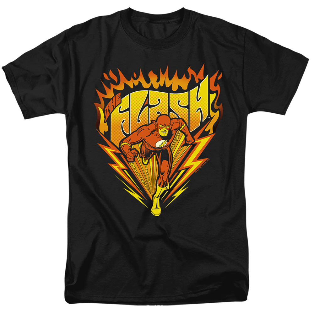 Dc Flash Blazing Speed Mens T Shirt Black