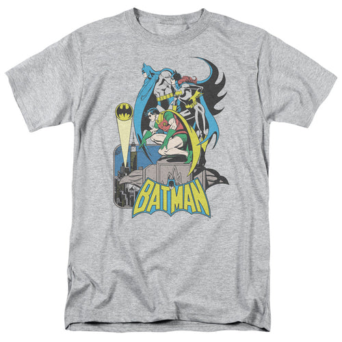 DC Comics Heroic Trio Mens T Shirt Athletic Heather
