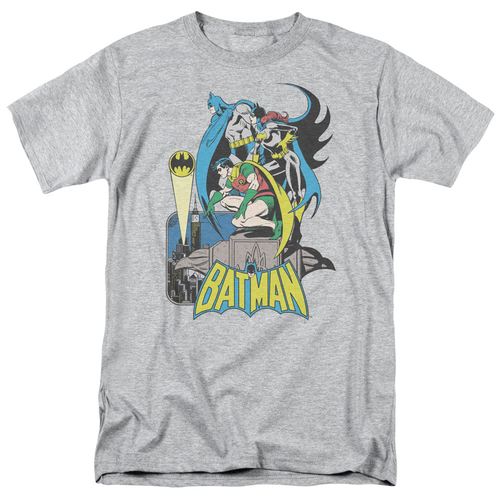 DC Comics Heroic Trio Mens T Shirt Athletic Heather