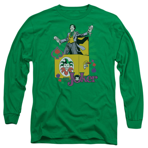 DC Comics These Fish Are Loaded Mens Long Sleeve Shirt Kelly Green