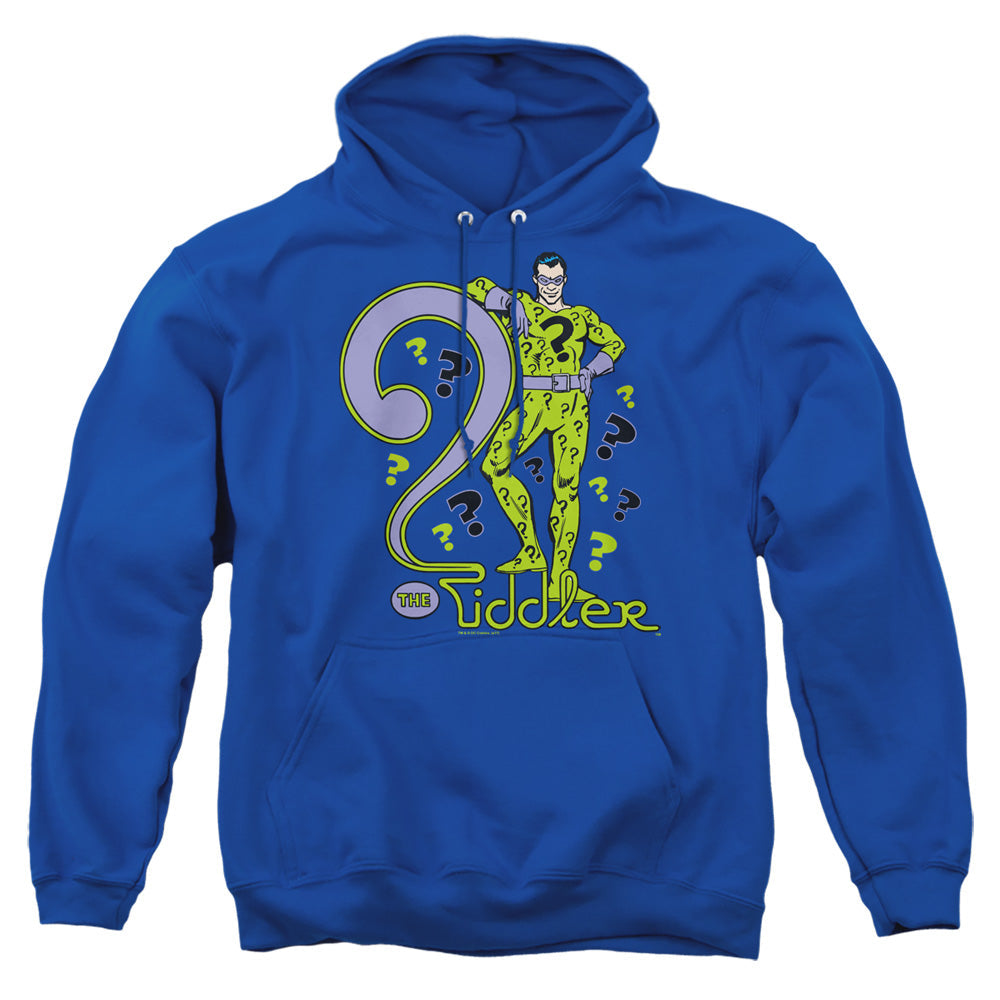 Dc The Riddler Mens Hoodie Royal Blue