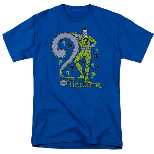 Dc The Riddler Mens T Shirt Royal