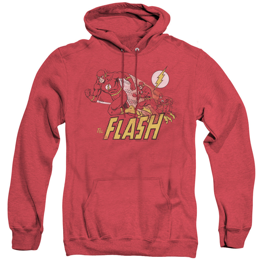 Dc Flash Crimson Comet Heather Mens Hoodie Red