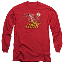Load image into Gallery viewer, Dc Flash Crimson Comet Mens Long Sleeve Shirt Red Officially Licensed
