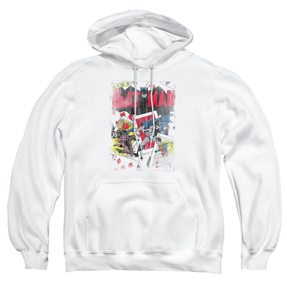 Dc Number 11 Distressed Mens Hoodie White