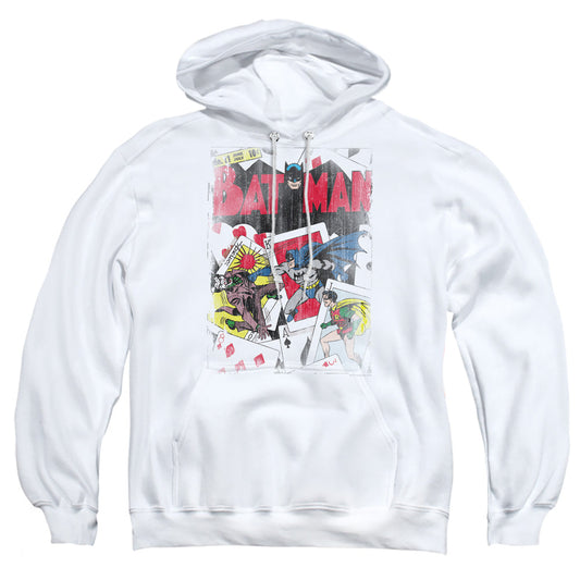 Dc Number 11 Distressed Mens Hoodie White
