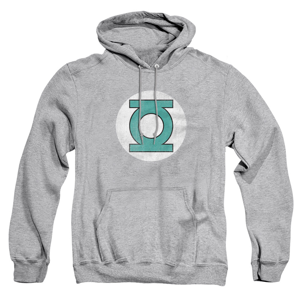 Dc Gl Logo Distressed Mens Hoodie Athletic Heather