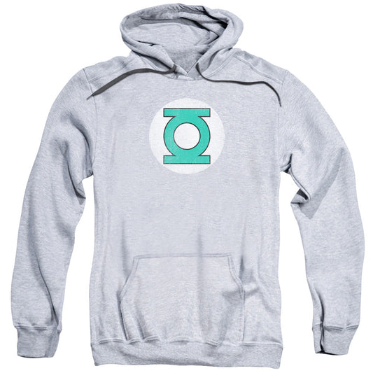 DC Comics Gl Logo Distressed Mens Hoodie Athletic Heather