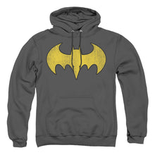Load image into Gallery viewer, Dc Batgirl Logo Distressed Mens Hoodie Charcoal
