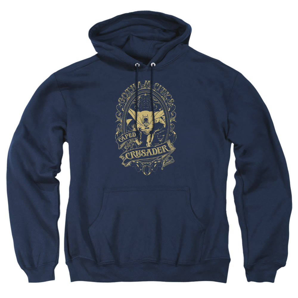 Dc Gotham Crusader Mens Hoodie Navy