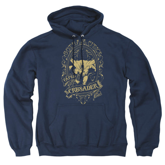 Dc Gotham Crusader Mens Hoodie Navy