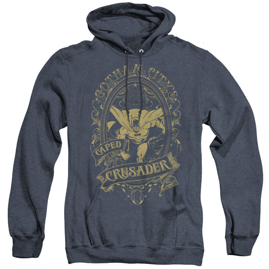 DC Comics Gotham Crusader Heather Mens Hoodie Navy Blue
