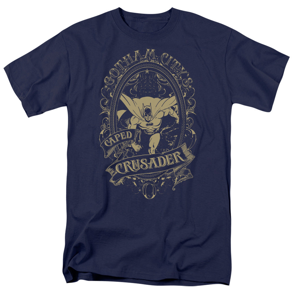 Dc Gotham Crusader Mens T Shirt Navy