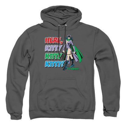 Dc Here Kitty Mens Hoodie Charcoal