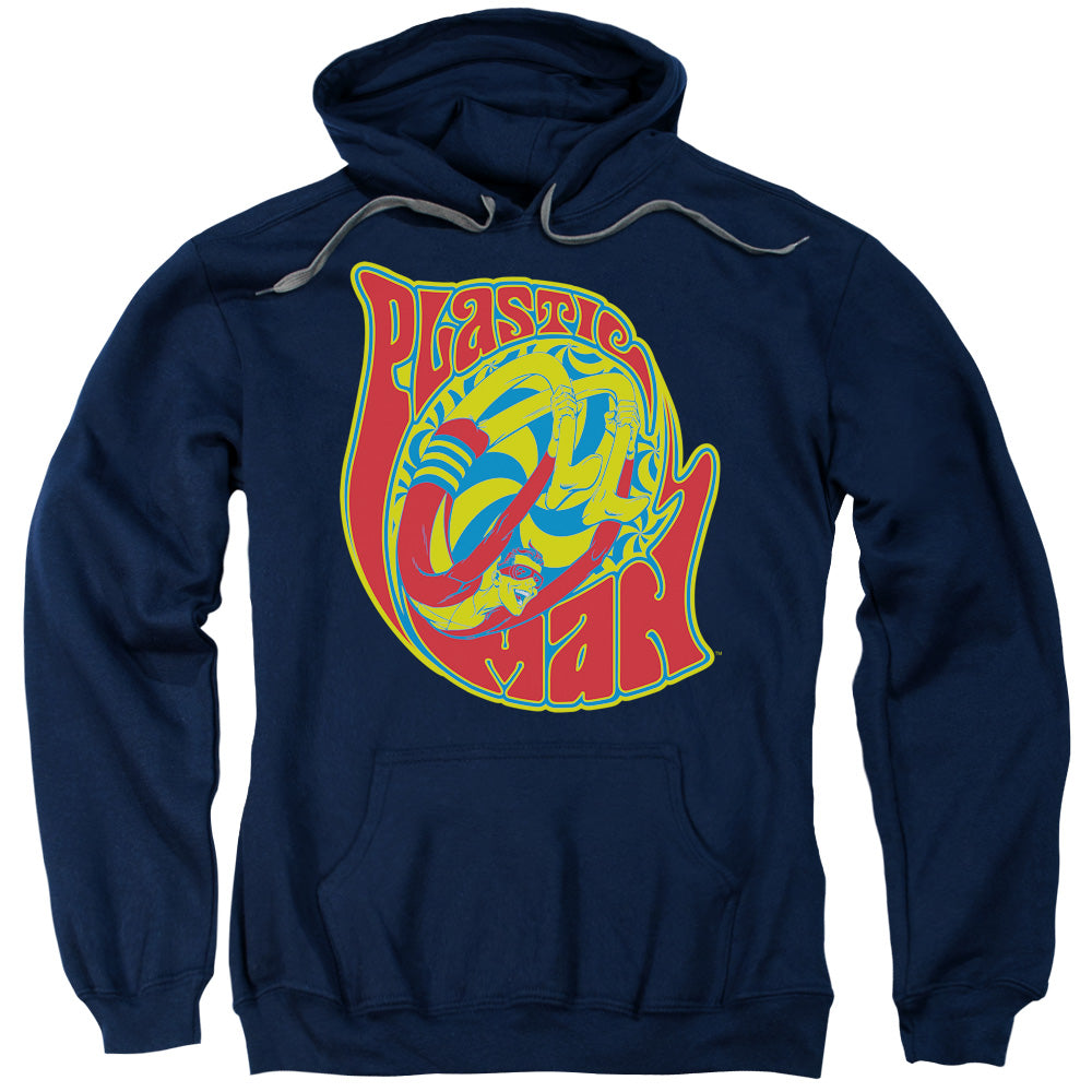 DC Comics How I Roll Mens Hoodie Navy Blue