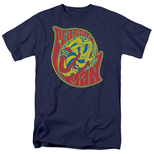 DC Comics How I Roll Mens T Shirt Navy Blue