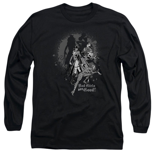 Dc Bad Girls Are Good Mens Long Sleeve Shirt Black Officially Licensed