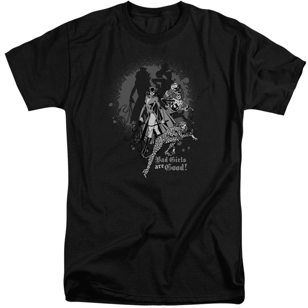 DC Comics Bad Girls Are Good Mens Tall T Shirt Adult Tall Black