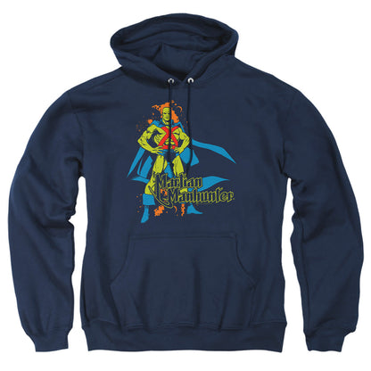 Dc Martian Manhunter Mens Hoodie Navy