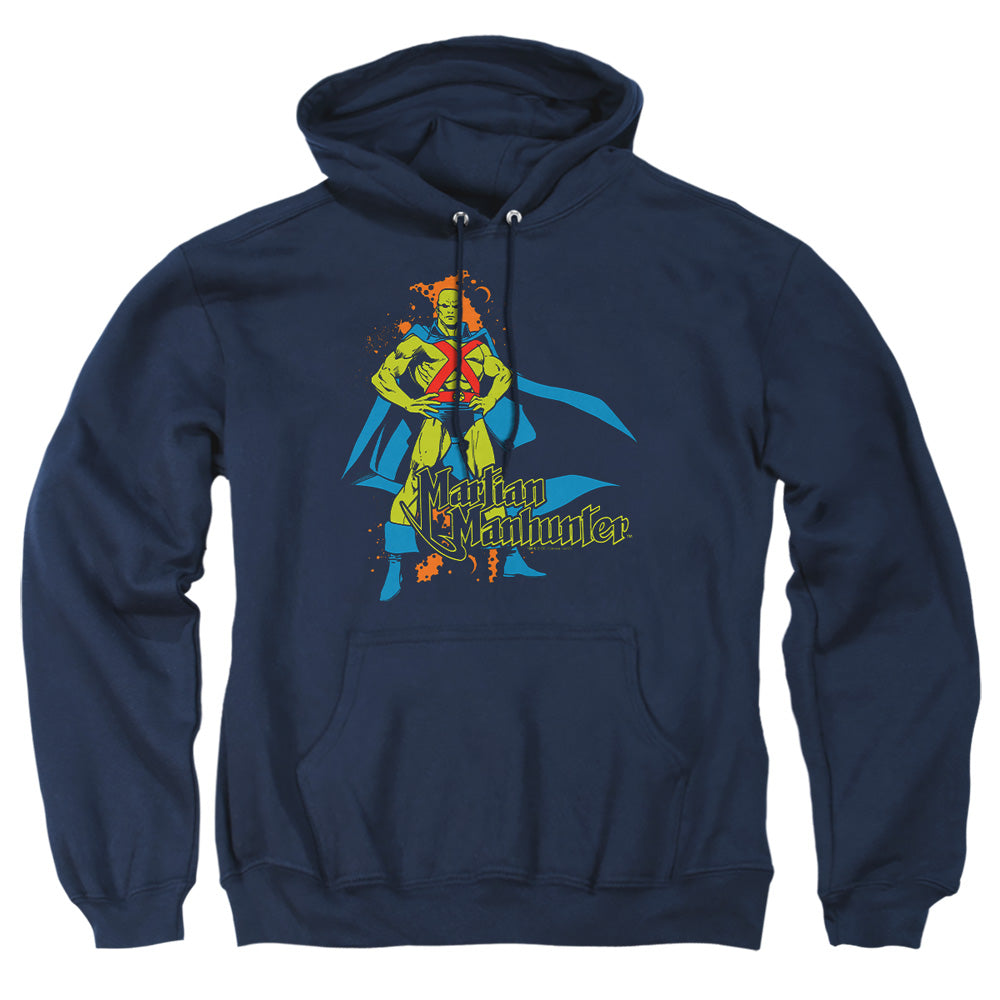Dc Martian Manhunter Mens Hoodie Navy
