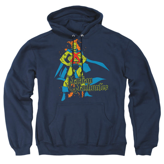 Dc Martian Manhunter Mens Hoodie Navy