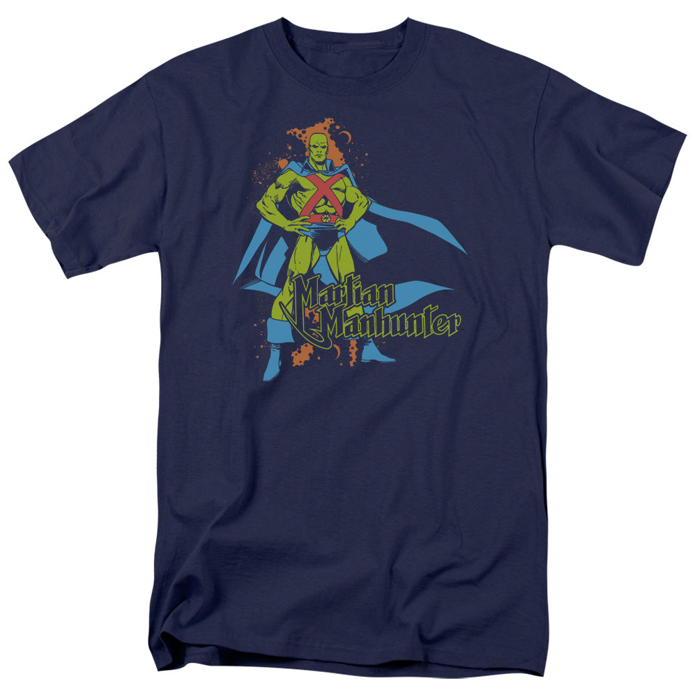 Dc Martian Manhunter Mens T Shirt Navy