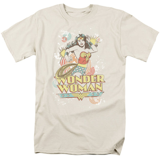 DC Comics Strength Mens T Shirt Cream