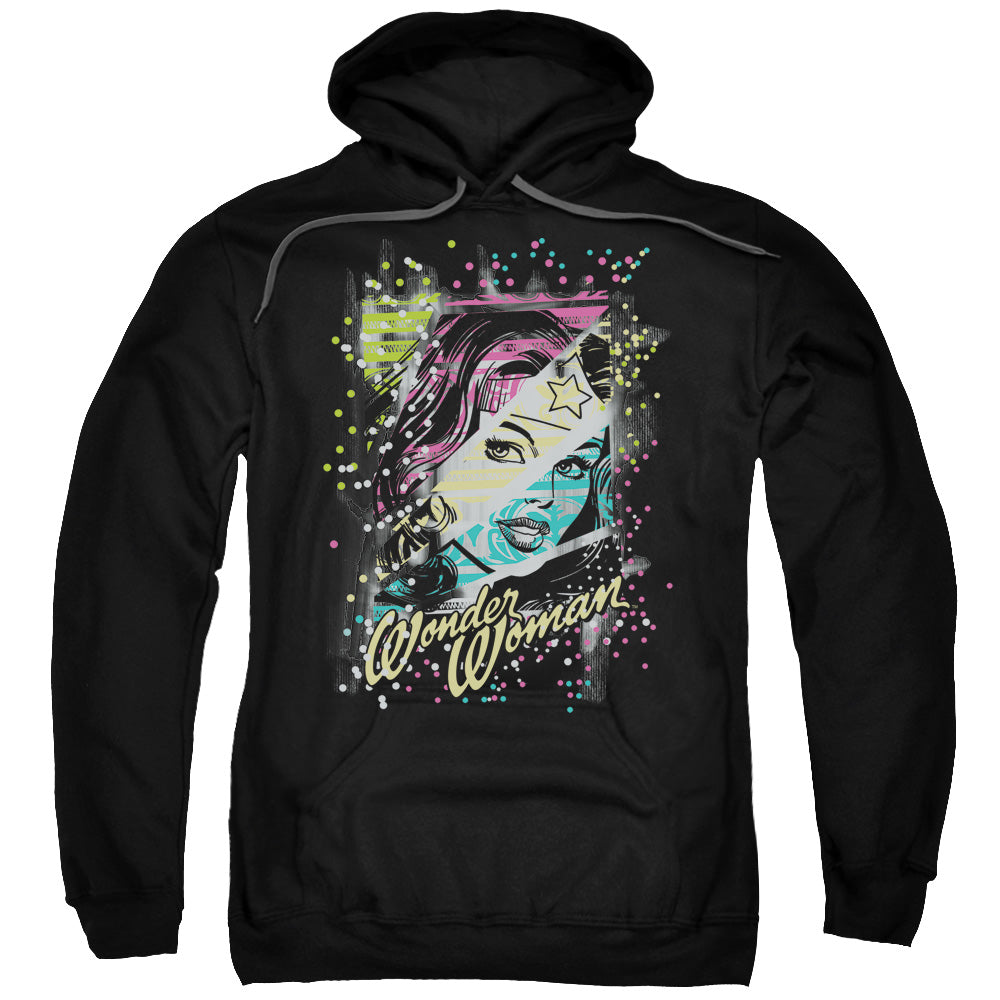 DC Comics Color Block Mens Hoodie Black