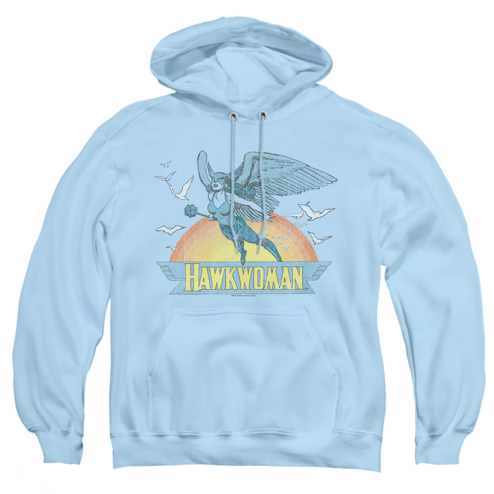 Dc Hawkwoman Mens Hoodie Light Blue